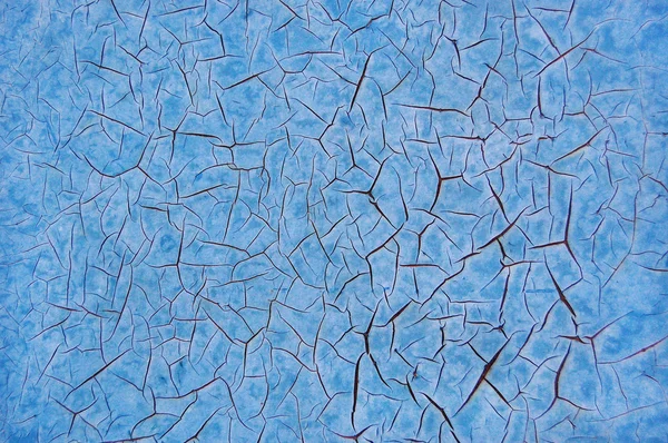 Cracked paint on metal