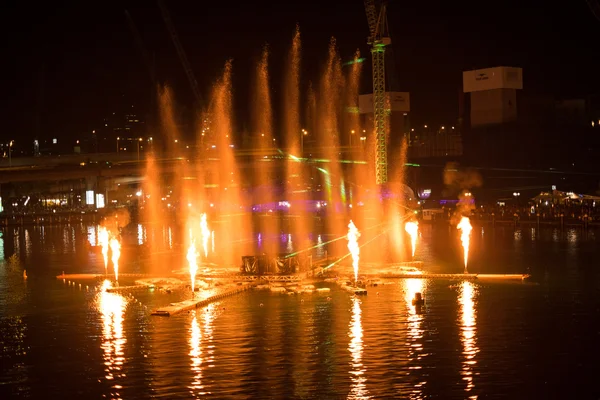 Darling Harbor - Vivid Sydney festival.