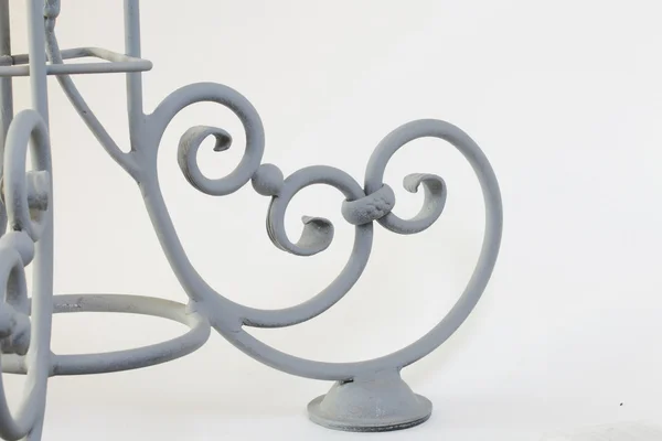 Forged metal products. Flowers and leaves are forged and coated with a primer. design elements.