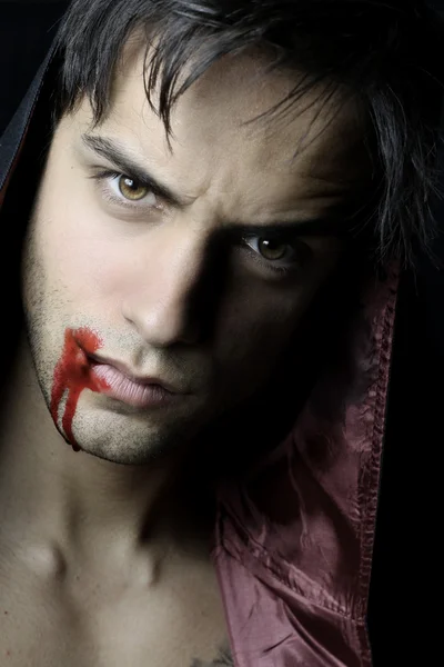 Portrait of a beautiful vampire
