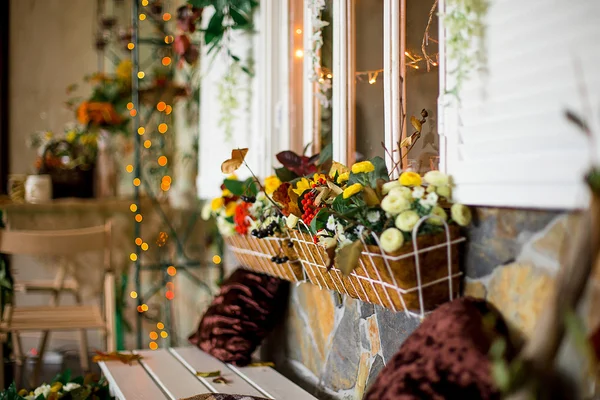 Autumn decoration of an interior