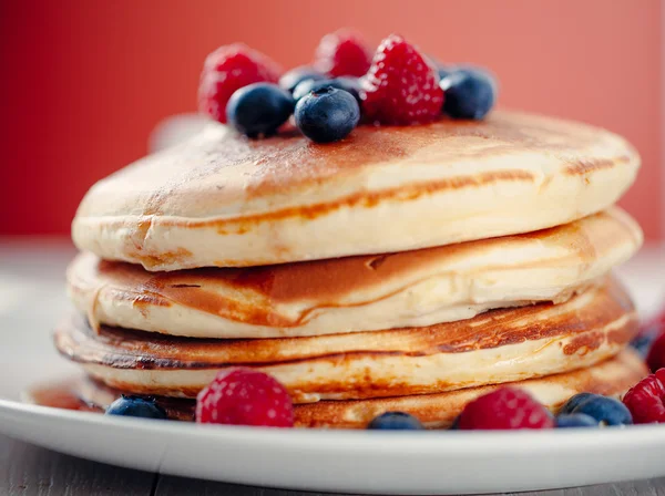 Delicious Pancakes with berries