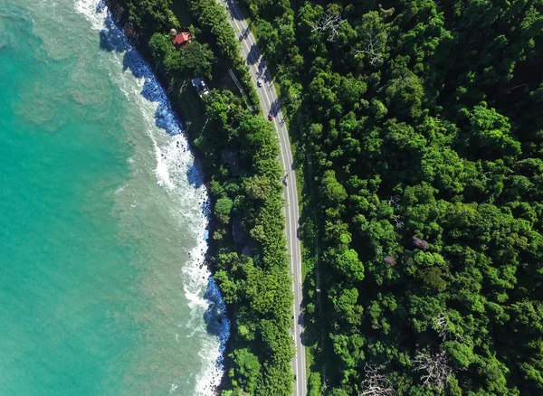 Highway in a Coastline Landscape