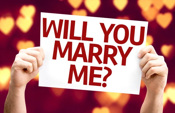 Will You Marry Me? card