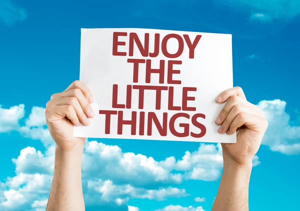 Enjoy the Little Things card
