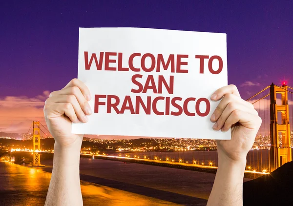Welcome to San Francisco card