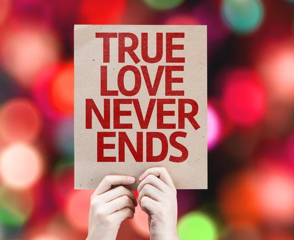 True Love Never Ends card