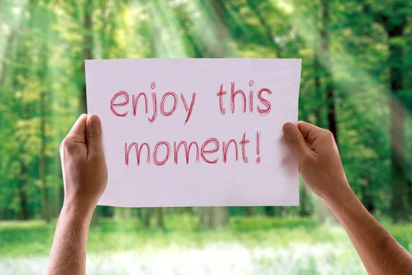 Enjoy this Moment card