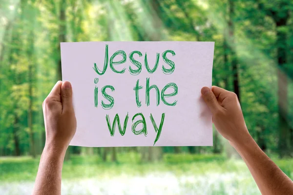 Jesus is the Way card
