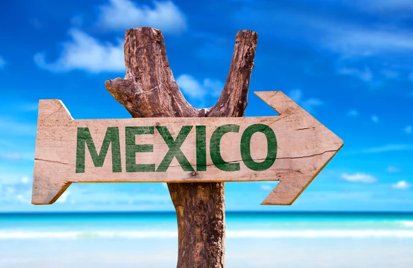 Mexico wooden sign
