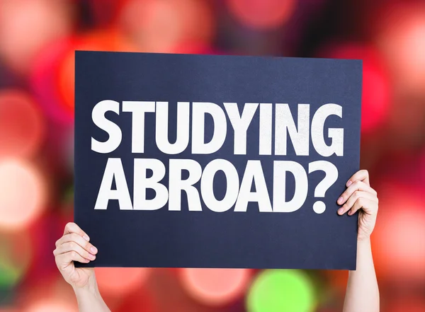 Studying Abroad? card