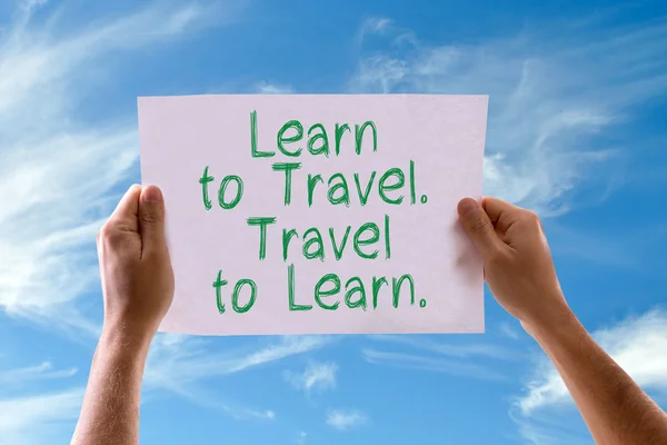 Learn to Travel card