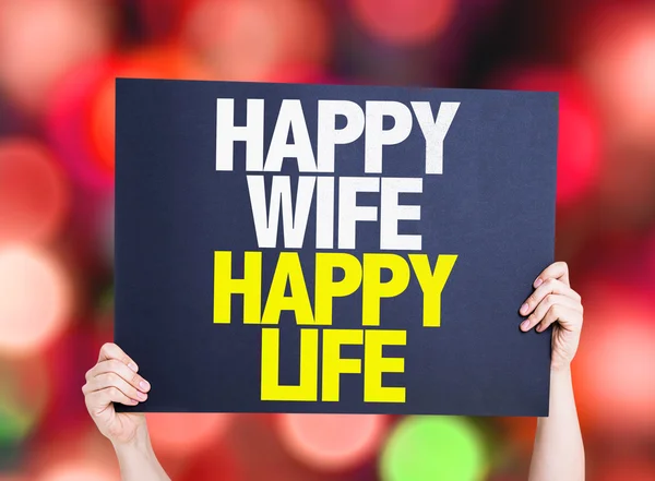 Happy Wife Happy Life card