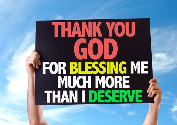 Thank You God For Blessing Me card