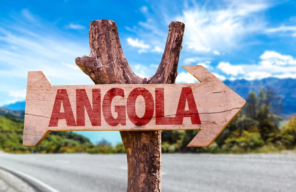 Angola wooden sign