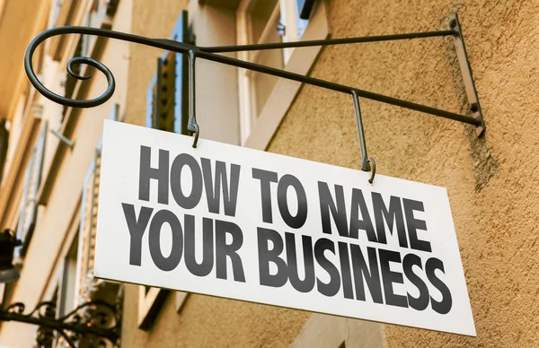 How Name Your Business
