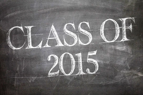 Class of 2015 on a chalkboard