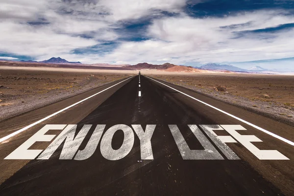 Enjoy Life on desert road