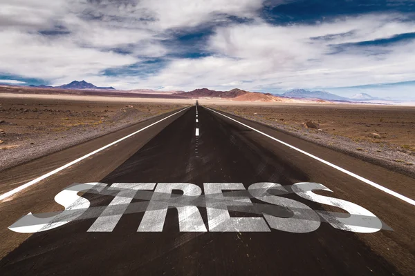 Stress on desert road