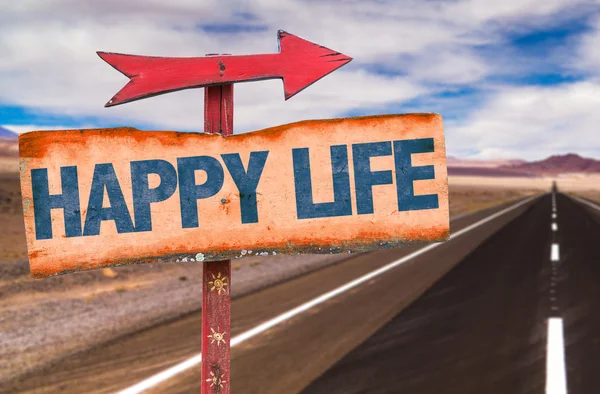 Happy Life sign