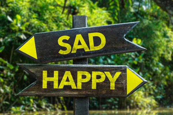 Sad - Happy signpost