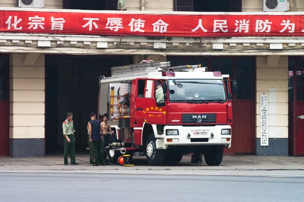 Firefighters in Shanghai