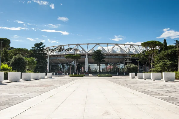 Outside view of Olympic Stadium