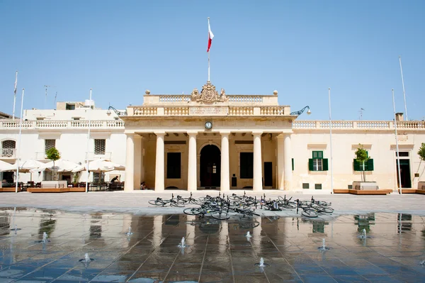 Main Guard building in palace square, Valletta, Malta island