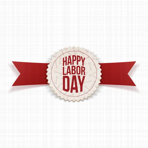 Happy Labor Day realistic Holiday Banner