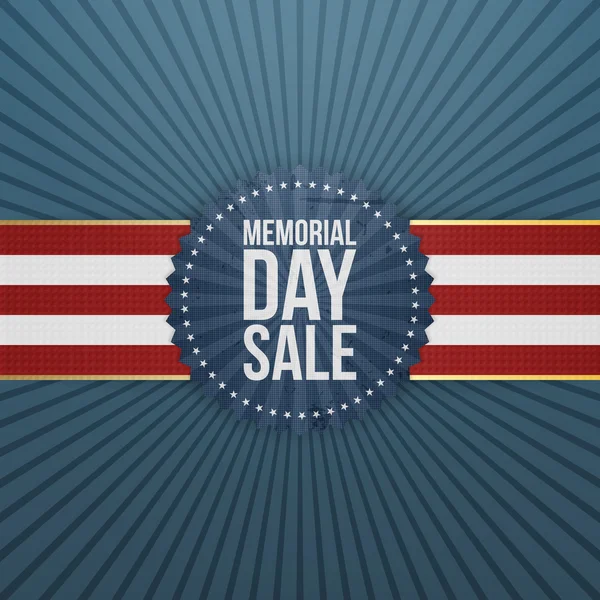 Memorial Day Sale textile Banner and Ribbon