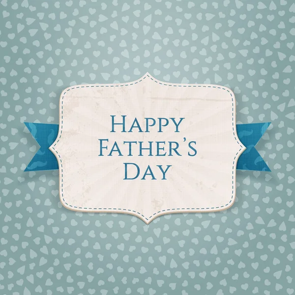 Happy Fathers Day paper Emblem