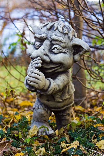 Garden gnome sculpture. Garden decor.