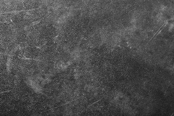Texture of natural leather. Free space for text. Copy space. Black and white photo
