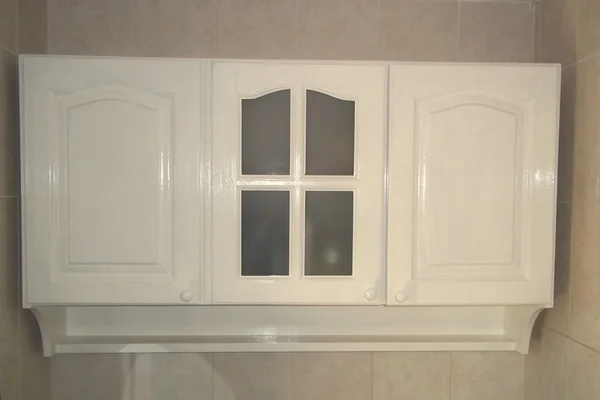 Cupboard with 3 doors with divided glass and spice