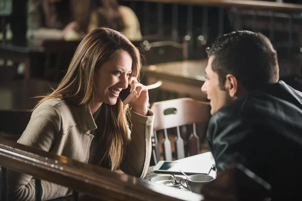 Young couple at the bar