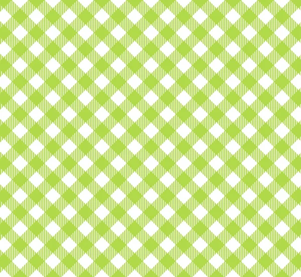 Diagonal Tablecloth Pattern green white