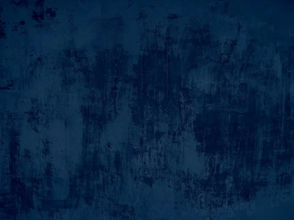 Grunge background of dark blue concrete wall