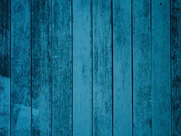 Turquoise wooden planks background