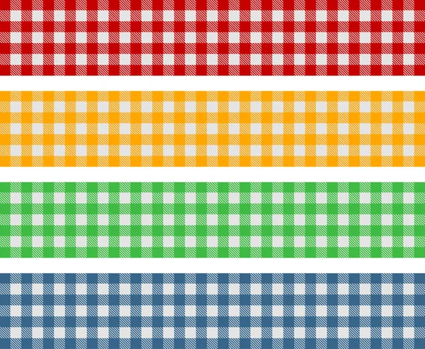 Four tablecloths stripes