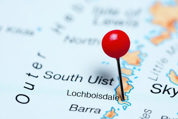 Lochboisdale pinned on a map of Scotland