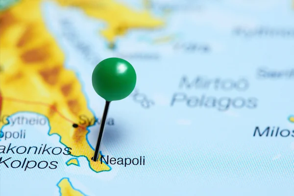 Neapoli pinned on a map of Greece