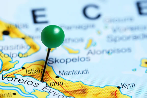 Limni pinned on a map of Greece