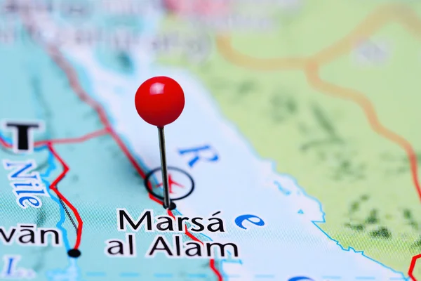 Marsa al Alam pinned on a map of Egypt