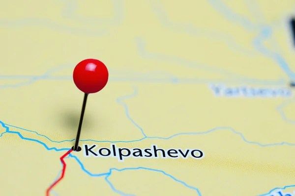 Kolpashevo pinned on a map of Russia