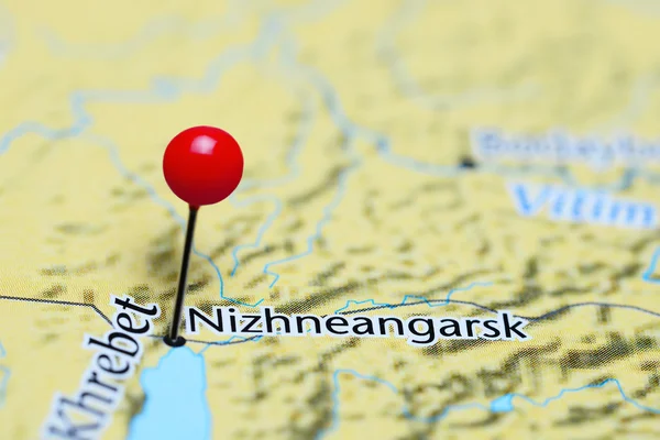 Nizhneangarsk pinned on a map of Russia