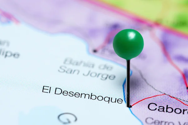 El Desemboque pinned on a map of Mexico