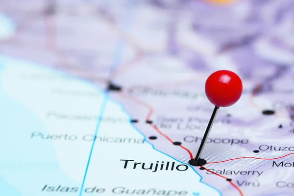 Trujillo pinned on a map of America