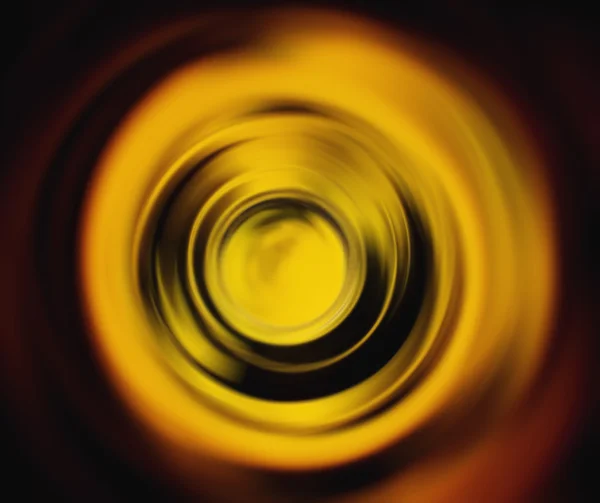 Abstract yellow circle swirl background