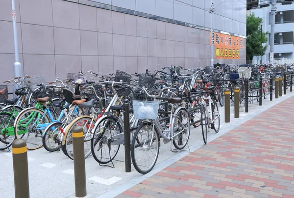 Bicycle parking in Osaka Japan