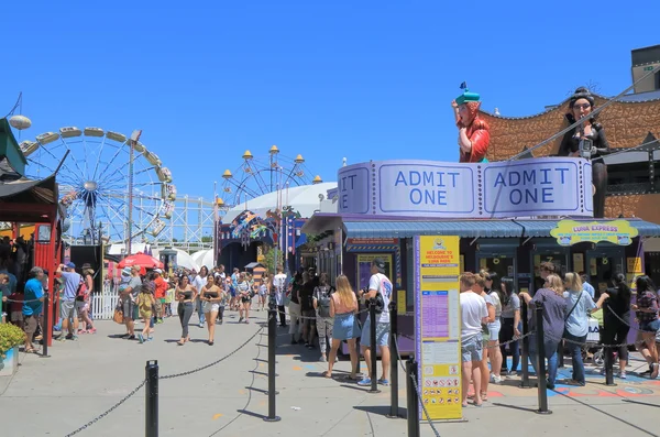 Luna park amusement park Melbourne Australia